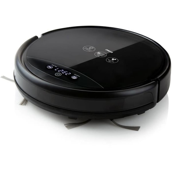 DOMO DO7293S - Robotdammsugare - Autonomi 120min - Dammtank 550ml - 48 sensorer - 65dB - Svart Svart