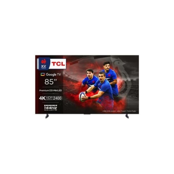 Tcl 85C955 215,9 cm 4K QLED TV Svart och Silver