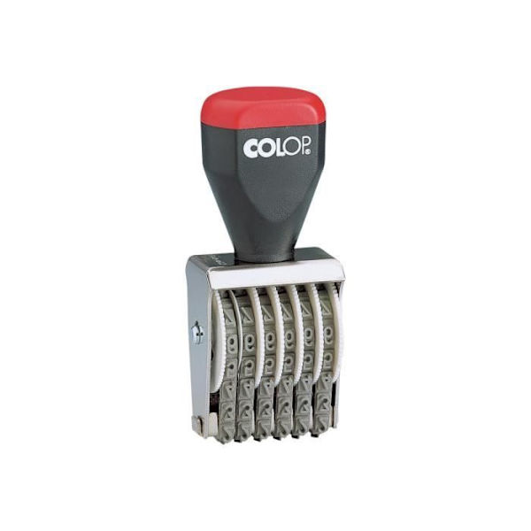 COLOP Stämpel nummer 6 tecken 5 mm