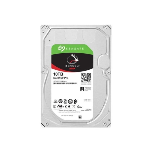 - Seagate - Seagate IronWolf Pro ST10000NE000 - hårddisk - 10 TB - SATA 6Gb/s