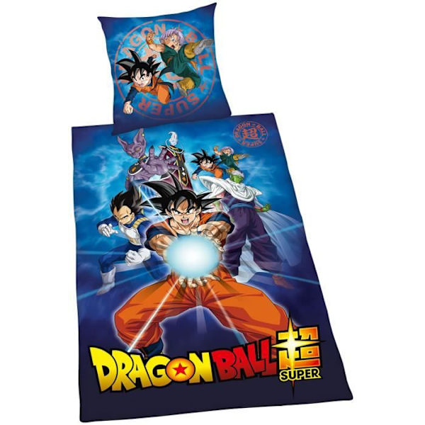 Dragon Ball Super sängkläder set - DRAGON BALL - Unisex - Flerfärgad - 100% bomull mångfärgad