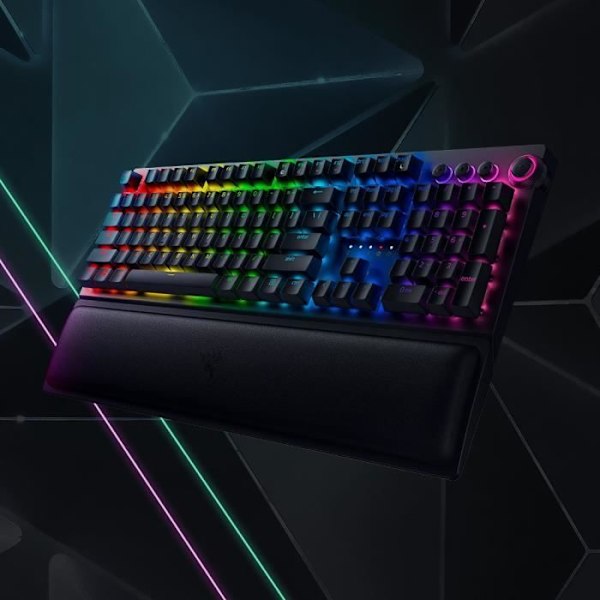 Mekaniskt tangentbord - Razer - BlackWidow V3 Pro - Trådlöst - Gul - QWERTY