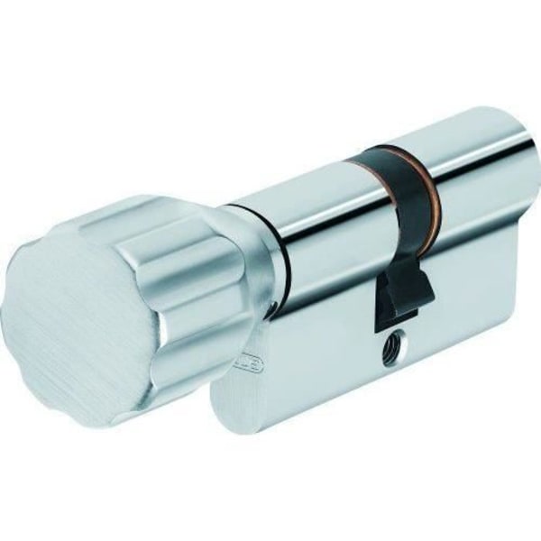 Cylinders lås med knopp - Abus - K82N Z10/K30 - Anti-pick pinnar - Ytmontering - Färg grå