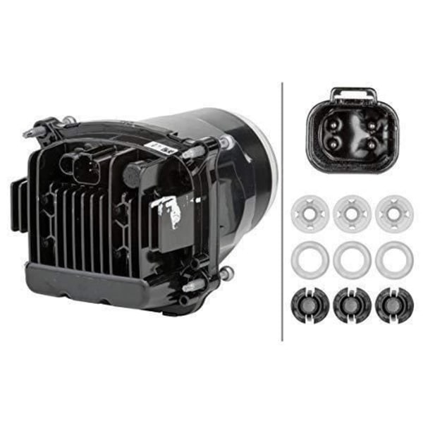 Hella Projector 1AL 012 758-121 DE LED-Optik, huvudprojektor - 90mm Performance Bi-LED L5570 - 12 24V - Datablad: