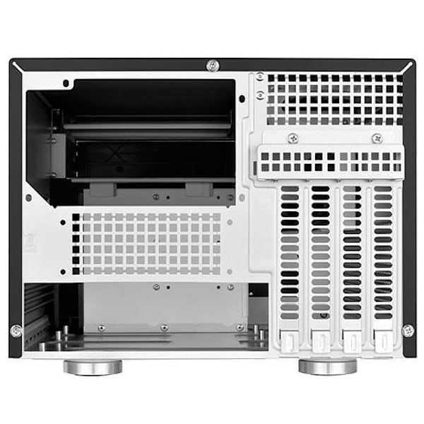 SilverStone SST-SG11B - Sugo Micro ATX Cube datorfodral, svart