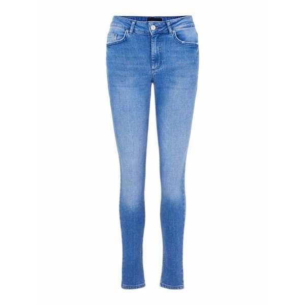 Jeansbitar - 17114905 - Jeans för kvinnor Denim Mellanblå S