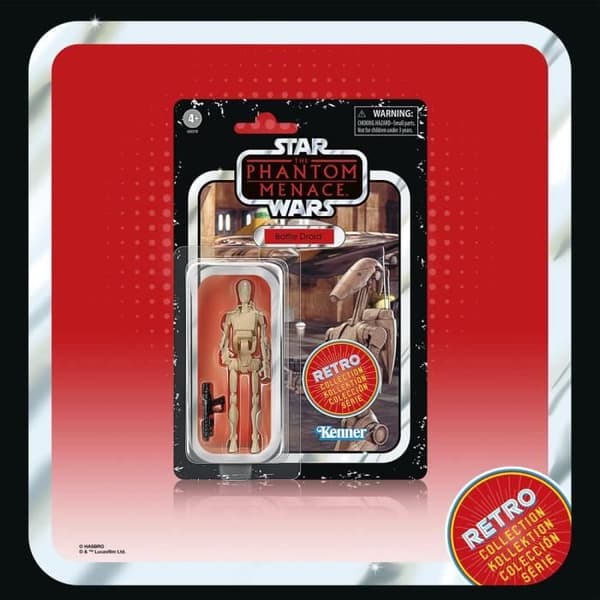 Figur - Star Wars - HASBRO - The Phantom Menace (Retro Collection) - 9,5 cm - Säljs separat - Blandet