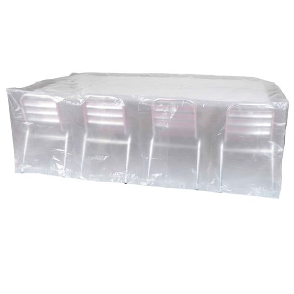 Transparent lock rektangulärt bord 2,50m