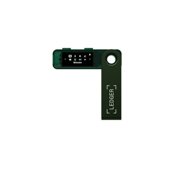 Kryptovaluta plånbok Ledger Ledger Nano S Plus Grön emeraldfärg smaragdgrön