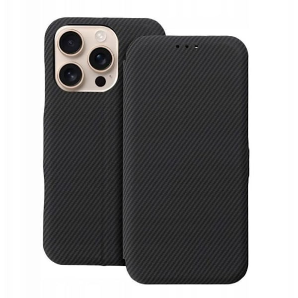 Hus - etui - strumpa Noname Sido magnetiskt sidofolio för iPhone 15 PRO MAX svart