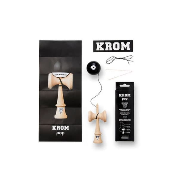 Kendama KROM Pop Lol Black - KROM - Båda - Svart - Vuxen