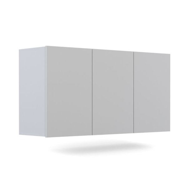 Upphängd skänk 3 dörrar 160x36x60 cm vit - DALLYN Vit