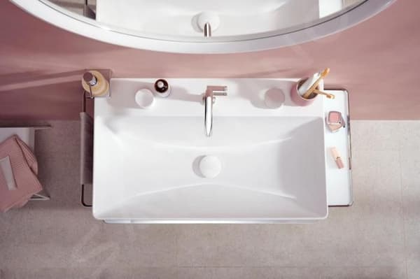 Handfatblandare - HANSGROHE - Tecturis S - Krom - EcoSmart - CoolStart Krom