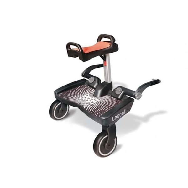 Barnvagnsbräda + sittdel Lascal BuggyBoard Maxi Svartröd