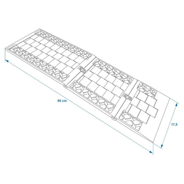 ProPlus set med 2 hopfällbara dragmattor 360835 404047