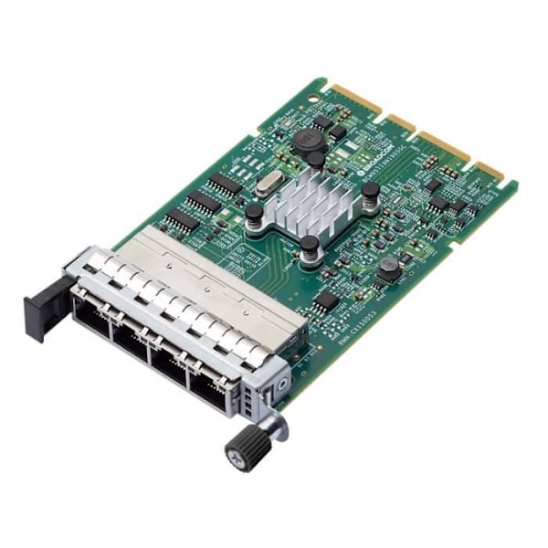 Broadcom N41T. Värdgränssnitt: PCIe, Utgångsgränssnitt: RJ-45, Typ av värdgränssnitt: Hane. Produktfärg: Grön.