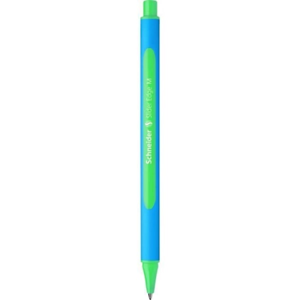 Kullpenna - SCHNEIDER - Slider Edge - Grön Bläck - Medelspets - Viscoglide® Grön