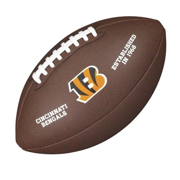 WILSON cincinnati bengals NFL officiella senior komposit amerikansk fotboll kastanj