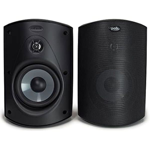 Polk Audio AM6085-A Set med två utomhushögtalare, svart