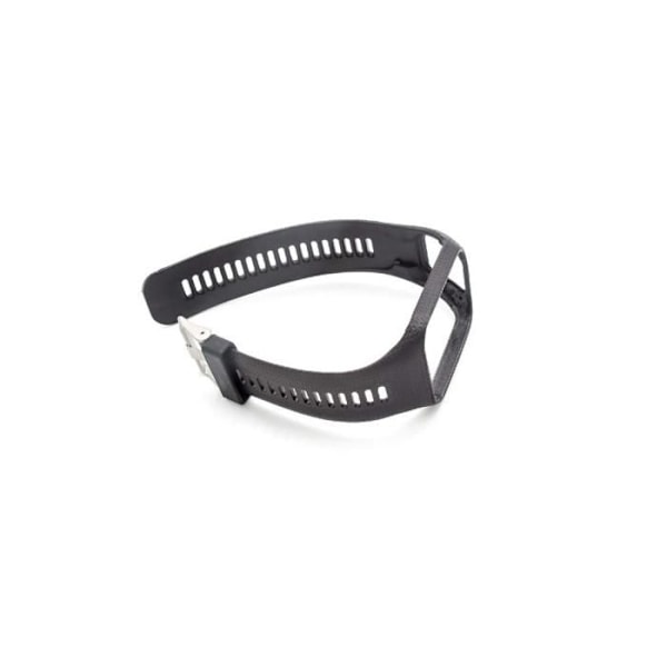 vhbw armband TPE kompatibel med TomTom Adventure, Golfer 2, Runner 2, Runner 3, Spark, Spark 3 smartklocka - 24,5 cm svart