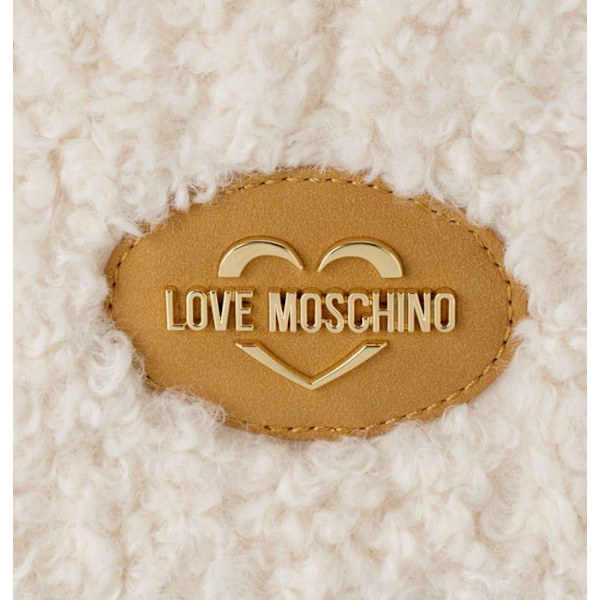 Love moschino handväska - JC4383PP0FKN110A - JC4383PP0FKN1, axelväska för kvinnor, Vit, One size