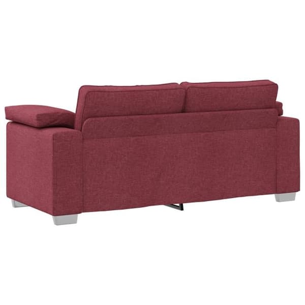 Vinröd Soffa Loveseat 140 cm Tyg