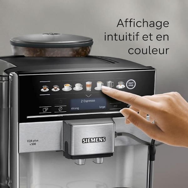 Espressokvarn - SIEMENS - EQ6 PLUS - Inox Silver Grå
