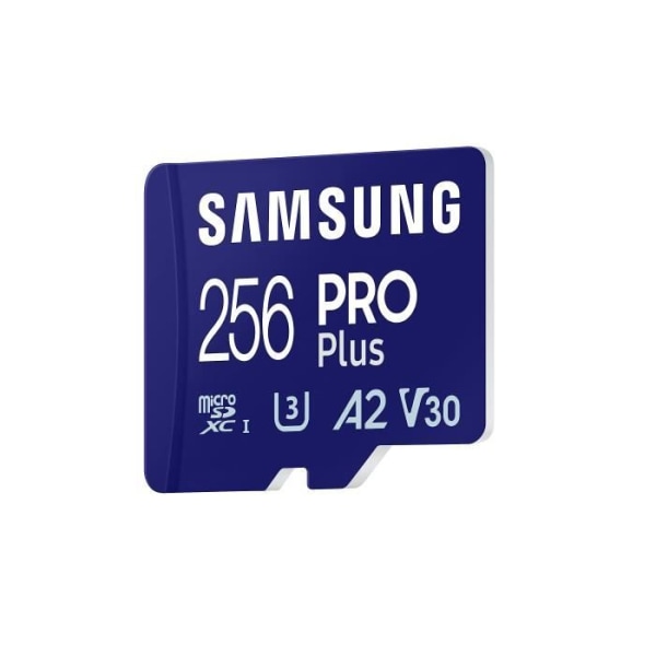 Samsung 256GB Pro Plus Micro SDXC-minneskort (2023) upp till 180/130MB/s