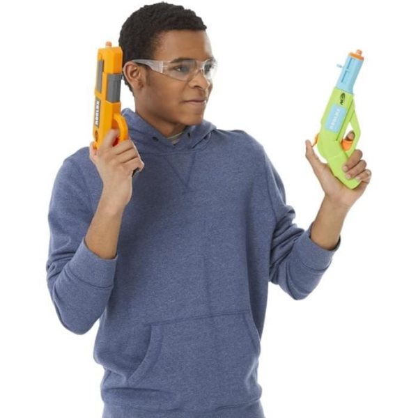 NERF - Roblox Jailbreak: Armory - 2 Blasters - 10 NERF-pilar - Kod för virtuellt föremål i spelet Flerfärgad