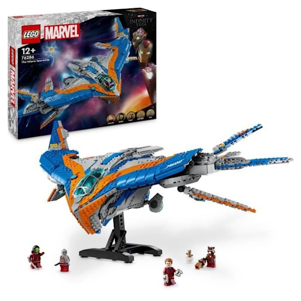 LEGO® Marvel 76286 Guardians of the Galaxy: Starship Milan, rymdfordon Blå, orange och grön