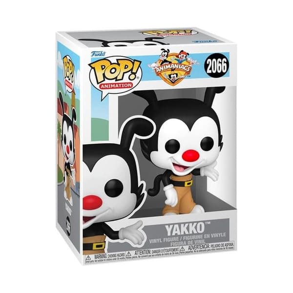 Funko - Animaniacs - Figurfigur POP! Yakko 9 cm svart vit