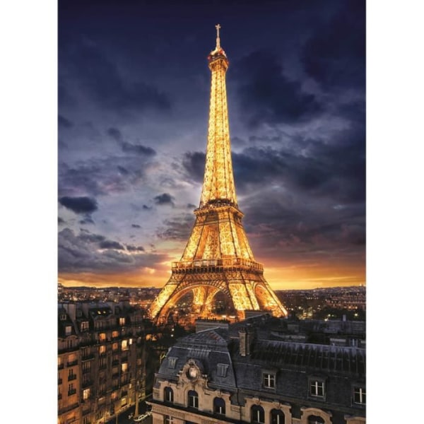 1000 bitars pussel - CLEMENTONI - Eiffeltornet - Arkitektur och monument - Vuxen - Blandat