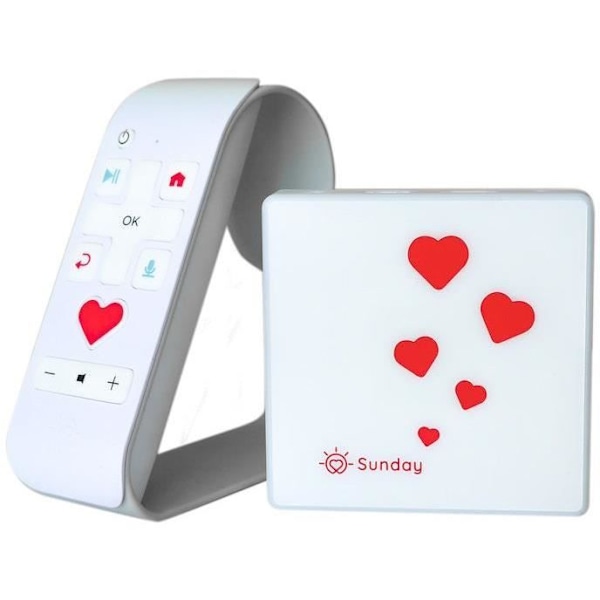 SÖNDAG - Söndag Box Familjer - Fjärrkontroll och box för att ansluta till TV - Foto- och videodelning