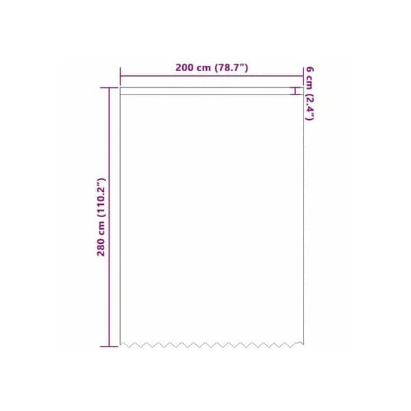 Blommönstrad spetsgardin - vidaXL - 280x200 cm - Vit - Polyester - Ljusfiltrerande - Flexibel installation Vit