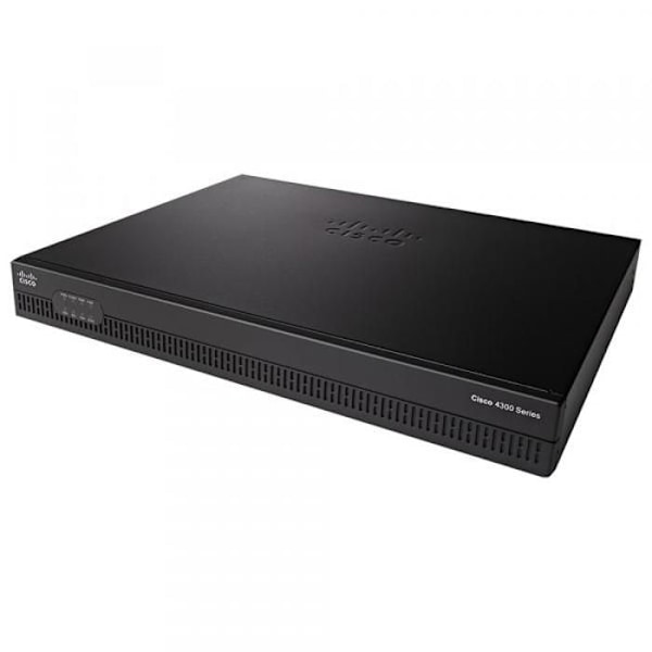 Router - Cisco - ISR 4321 - Application Experience Bundle - GigE - 2 WAN-portar - Rackmonterbar Svart