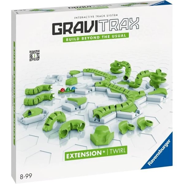 Set för utvidgning Twirl - Ravensburger - GraviTrax - 32 delar - Flerfärgad - Från 8 år Flerfärgad