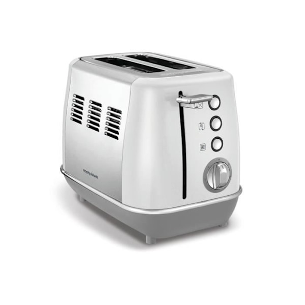 Morphy Richards Evoke brödrost - 2 skivor - Vit - Vridknappar - 850 W