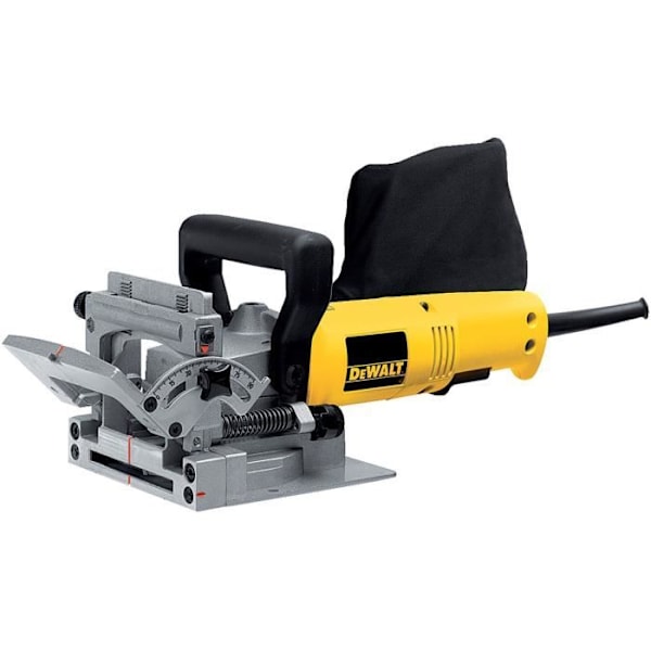 DEWALT DW682K-QS lamellfräs - 600W, kuggstångsstyrning, halkskydd