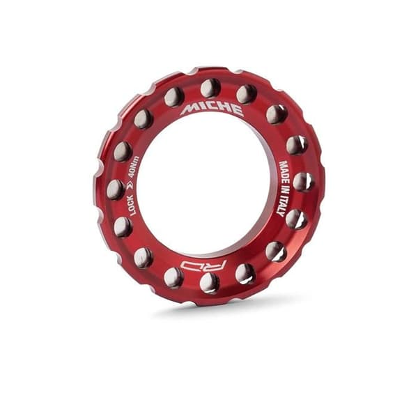 Hjulmuttrar Miche CenterLock (x2) - röd - Röd - TU Röd
