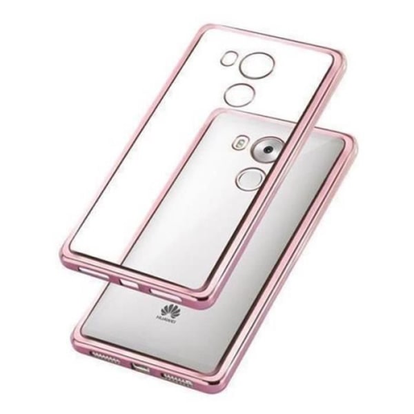 Cadorabo Huawei MATE 8 < DESIGN KROM Fodral Gel TPU Silikonskydd Fodral Skydd Ultra Slim Bumper KROM-GULD-ROSE