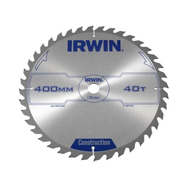 IRWIN cirkelsågblad 400 x 30 mm x 40T ATB IRW1897347