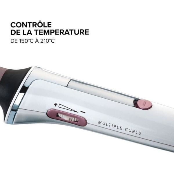 Locktång - Bellissima - GT15 200 Ceramic Coating - Lockigt &amp; vågigt hår - Temperatur 150 till 210 C - Termisk handske