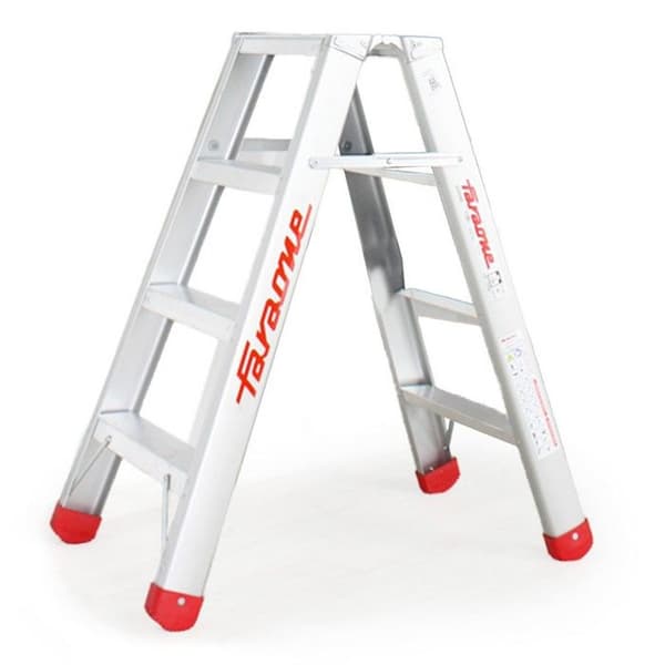 Fällbar stege - Faraone - 72 cm - 3+3 steg - Fällbar - Självständig