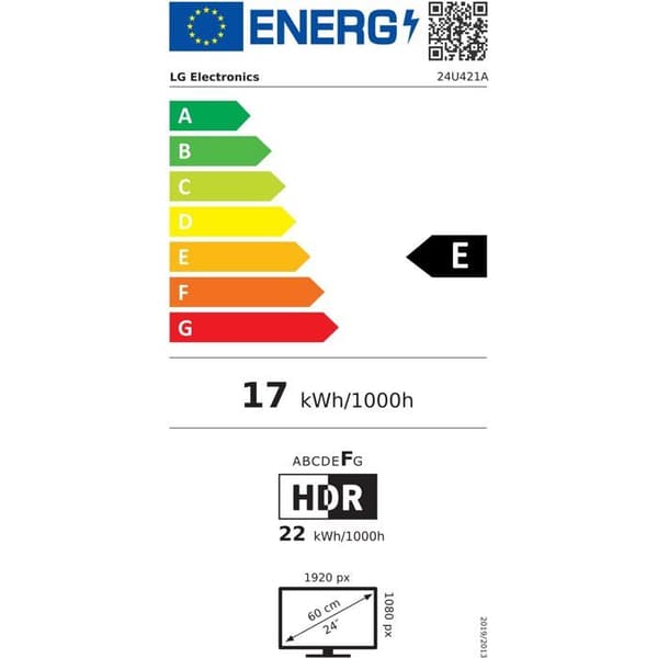 Kurvmonitor - LG - 23,8" - FHD - 100Hz - VA-panel - 5ms - 24U421A-B