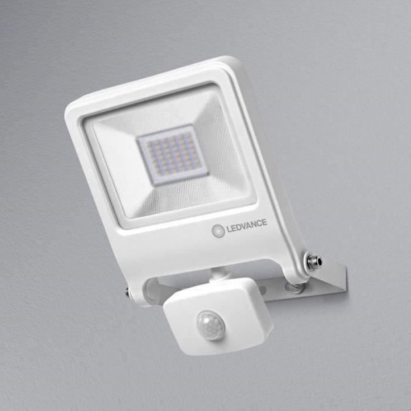 Utomhus LED-projektor - LEDVANCE - Endura Flood 30W - Närvarodetektor - Vit Vit