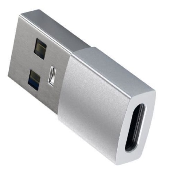 USB C till USB A-adapter - Ospecificerad - 3.2 - 5 Gbit/s - Idealisk för resor - Grå