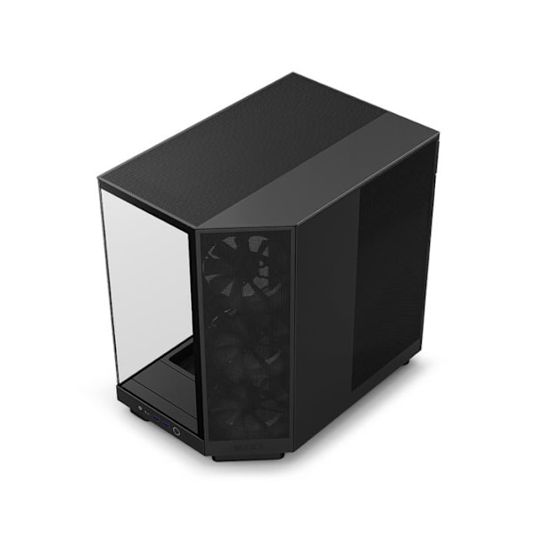 PC-chassi - NZXT - H6 Flow - Mellanstorlek - Optimal Kylning - Färg Svart