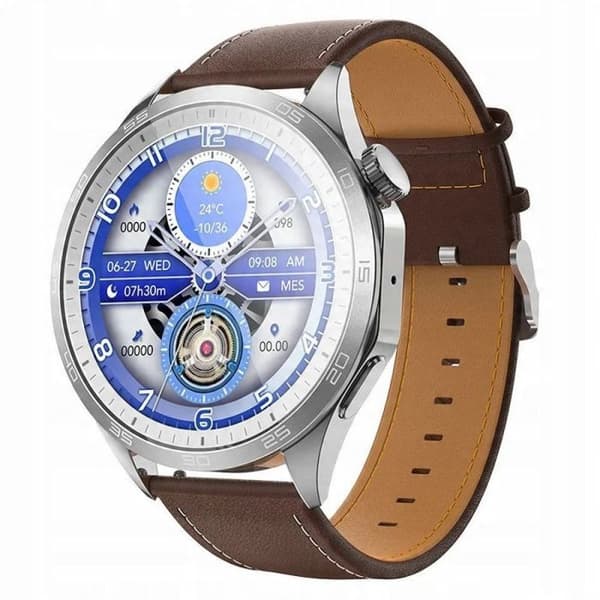 Bluetooth-klocka - smartklocka - intelligent klocka Hoco Smartklocka med samtalsfunktion AMOLED Y21 silver