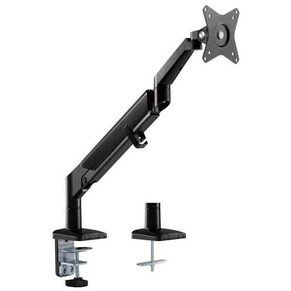 Ergo Skrivbordsställ svart med gasfjäder, 17"-32", 9 kg, ER-405B
