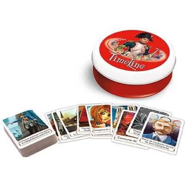Tidslinje - Brädspel - ASMODEE - Frankrikes historia - Blandat - Från 6 år Frankrikes historia